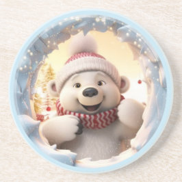 Posavasos Alegre Snowman