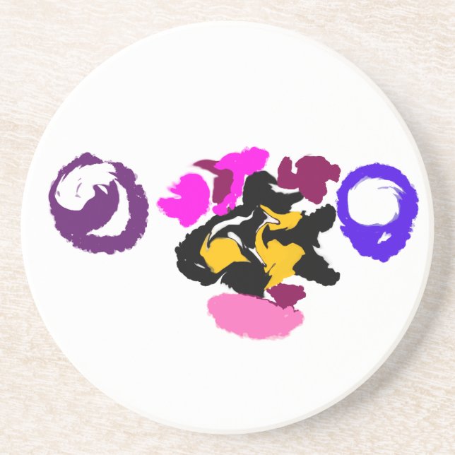 Posavasos Alegría de pez payaso (Frente)