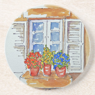 Posavasos Alegría del Windowsill en los prácticos de costa