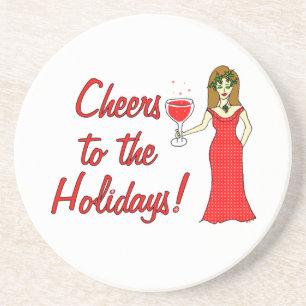 Posavasos ¡Alegrías a los días de fiesta! Diosa del vino