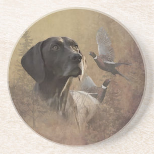Posavasos Alemán Shorthaire Pointer ,Deutsch Kurzhaar Tapes