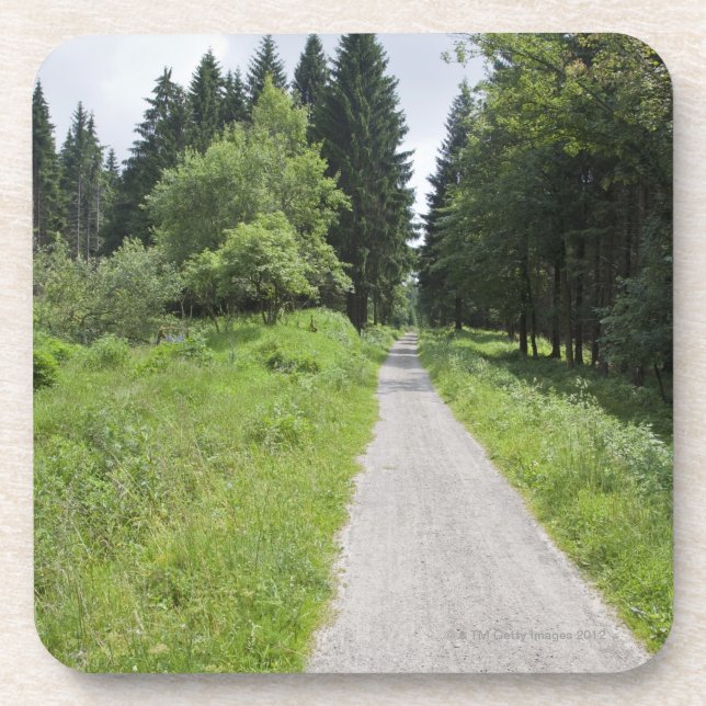 Posavasos Alemania, Thuringia, trayectoria en bosque (Frente)
