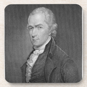 Posavasos Alexander Hamilton (1757-1804) grabado por Juan