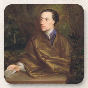 Posavasos Alexander Pope (1688-1744) 1738 (aceite en lona)