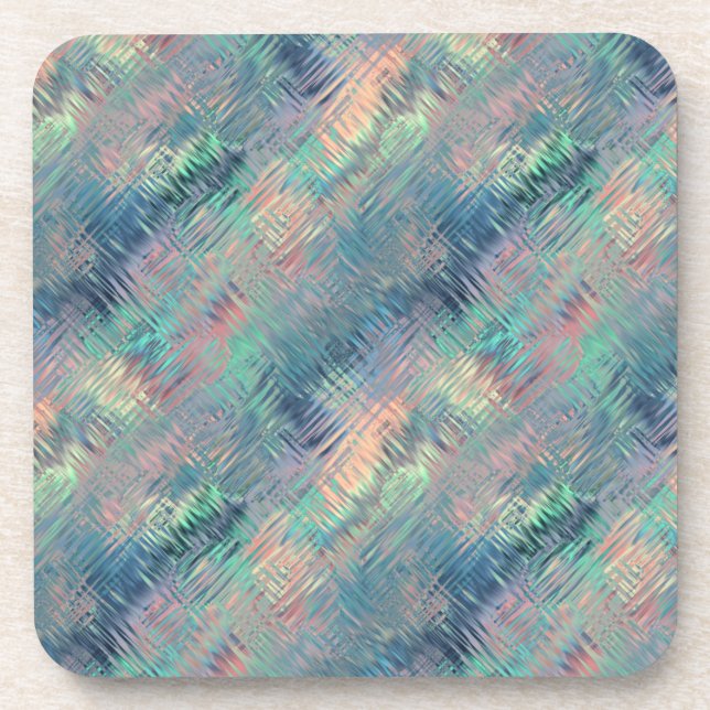 Posavasos Alexandrite Blue Glassy Textura (Frente)