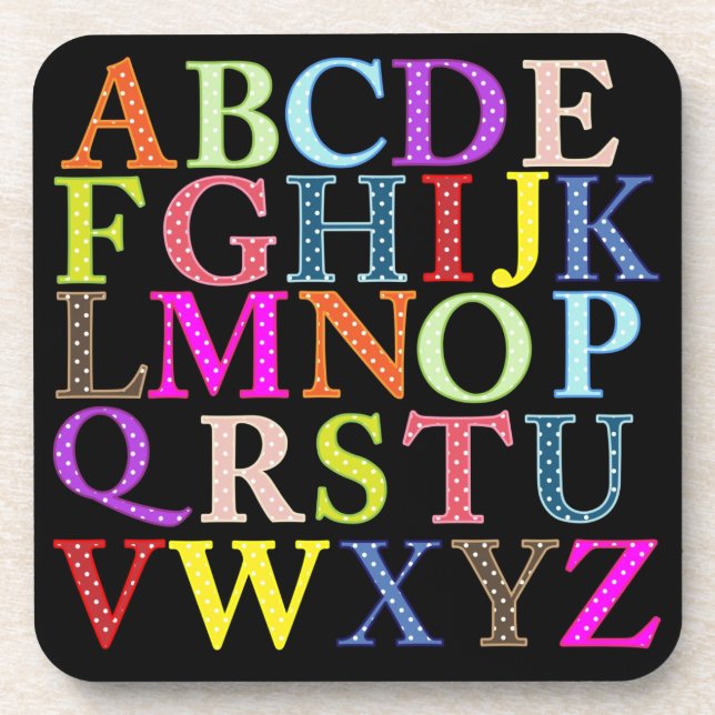 Posavasos Alfabeto (Frente)