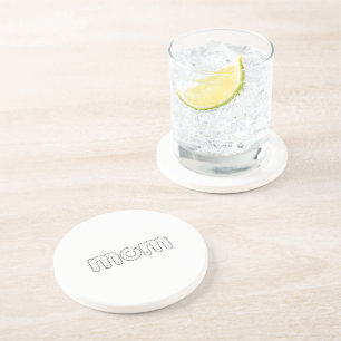 Posavasos Alfabeto de mamá para calcar Regalo del día de la 