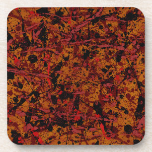 Posavasos Alfombra de Bebida Abstracta Commoción No. 1