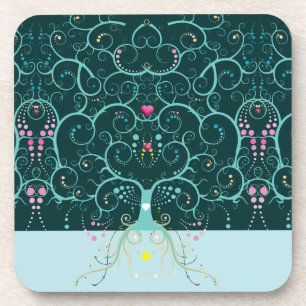 Posavasos Alfombra de bienvenida para el hogar con diseño de