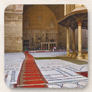 Posavasos Alfombras de oración que conducen a la mezquita is