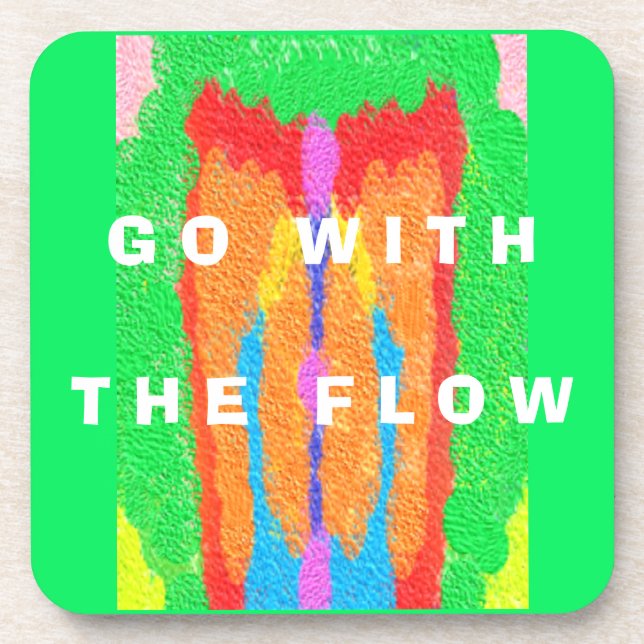 Posavasos Alfombras y trapos resumen arte puro supremo (Frente)