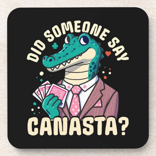 Posavasos ¿Alguien dijo Canasta (Frente)