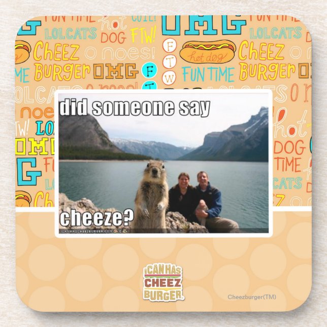 Posavasos ¿Alguien dijo el cheeze? (Frente)