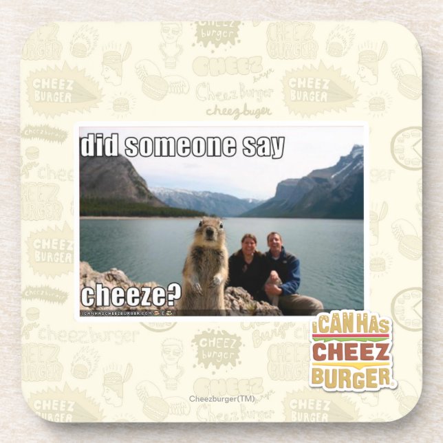 Posavasos ¿Alguien dijo el cheeze? (Frente)