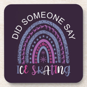 Posavasos Alguien dijo patinaje sobre hielo