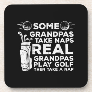 Posavasos Algunos abuelos toman siestas Real juegan golf Div