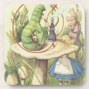 Posavasos Alice se reúne con la oruga