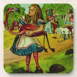 Posavasos Alicia en el Croquet de las Maravillas