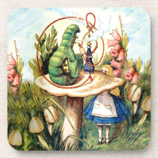 Posavasos Alicia y Caterpillar en el país de las maravillas