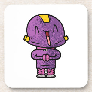 Posavasos alienígena púrpura