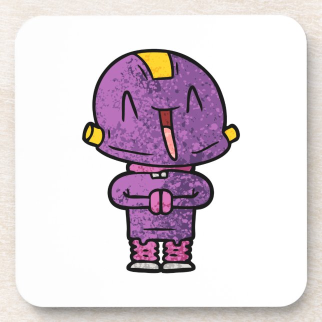 Posavasos alienígena púrpura (Frente)