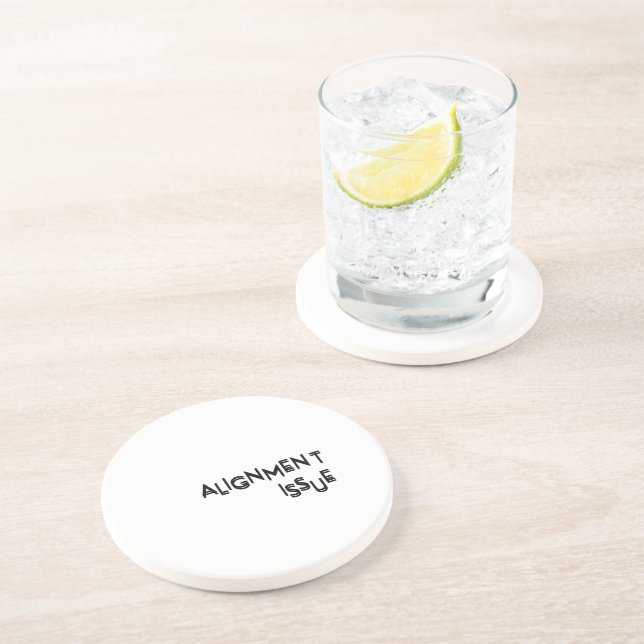 Posavasos Alignment Issue Absorbent Natural Sandstone  (Lado)