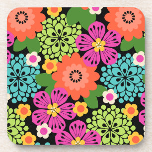 Posavasos Allana Garden Hawaiian Gráfico Floral - Brillantes