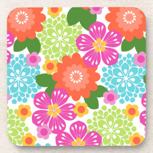 Posavasos Allana Garden Hawaiian Gráfico Floral - Brillantes