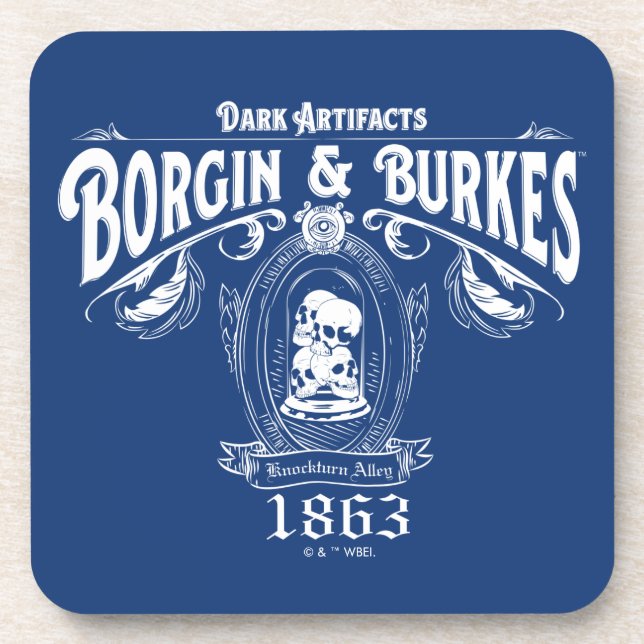 Posavasos Almacén de artefactos oscuros BORGIN & BURKES™ Grá (Frente)