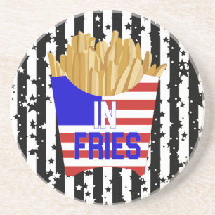 Posavasos Almohada In Fries We Trust 