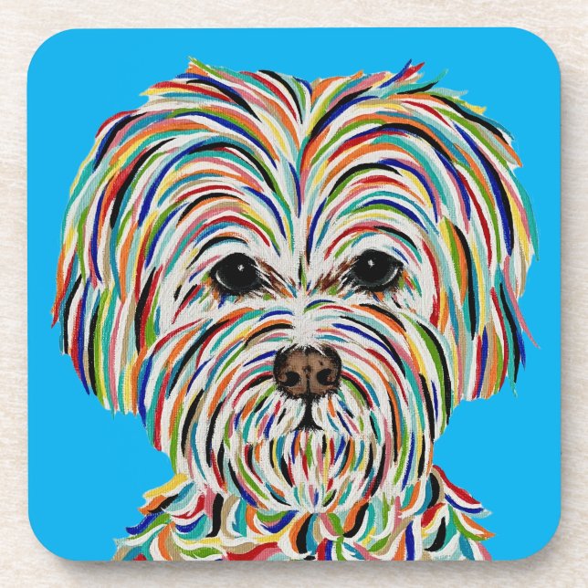 POSAVASOS ALMUADILLA DE PERRO PEQUEÑO ADORABLE (Frente)