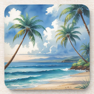 Posavasos Aloha de viajes hawaianos de estilo vintage desde 
