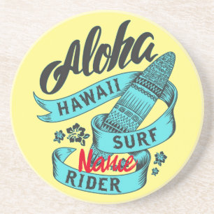 Posavasos Aloha Hawaii Surf Rider Thunder_Cove