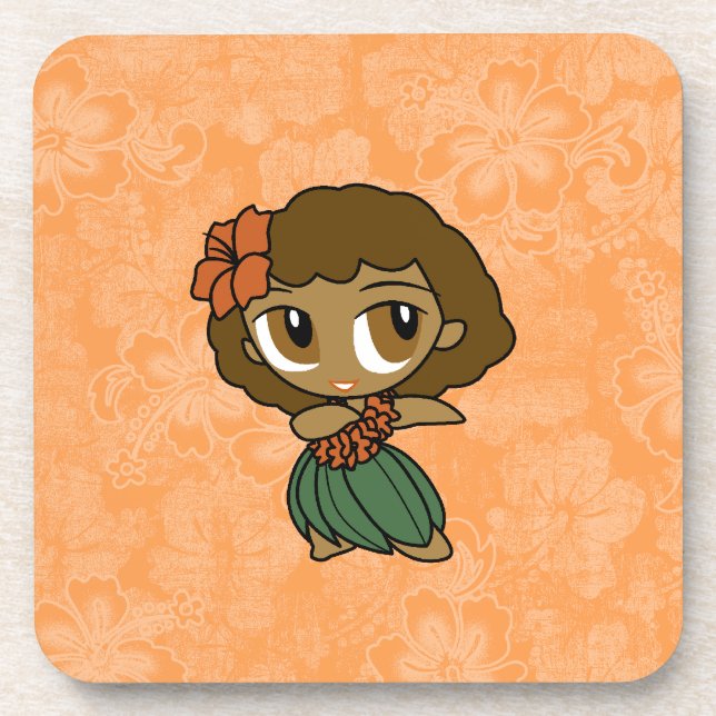 Posavasos Aloha Honeys Hula Chica Hibiscus Coasters (Frente)