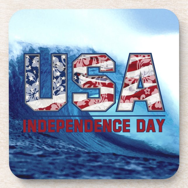Posavasos Aloha USA Hawaii Wave Coasters (Frente)