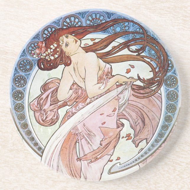 Posavasos Alphonse Mucha Diosa (Frente)