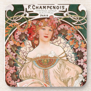 Posavasos Alphonse Mucha F. Champenois