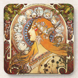 Posavasos Alphonse Mucha Zodiac