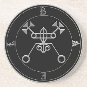 Posavasos Altar de altar de arenisca del rey Bael Goetia