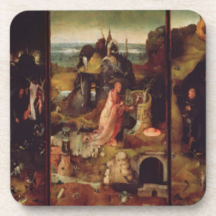 Posavasos Altarpiece de los ermitaños (aceite en el panel)