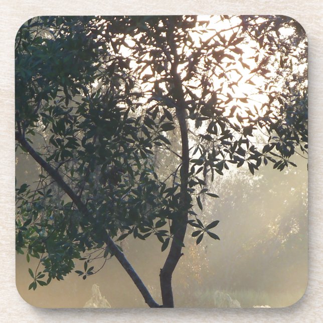 Posavasos amanecer nublado (Frente)