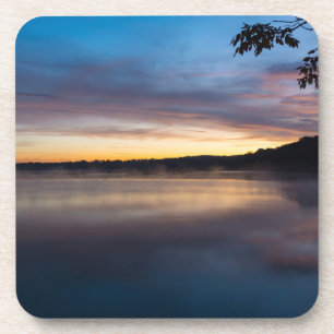 Posavasos Amanecer otoñal del lago Springfield