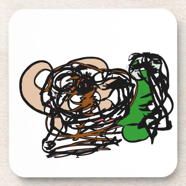 Posavasos Amante del oso (Frente)