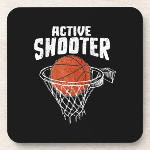 Posavasos Amantes del Baloncesto de Tirador Activo Hombres M