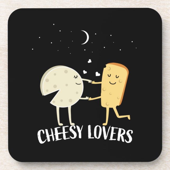 Posavasos Amantes del queso de Francia (Frente)