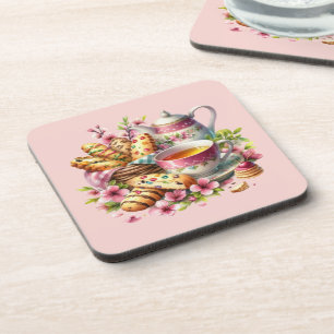 Posavasos Amantes del té caliente lindos