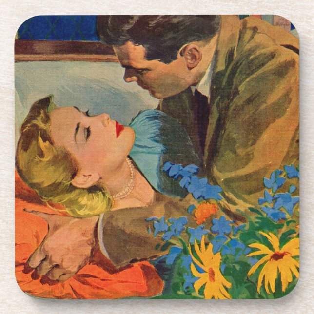 Posavasos Amantes enamorados (Frente)