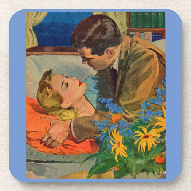 Posavasos Amantes enamorados (Frente)