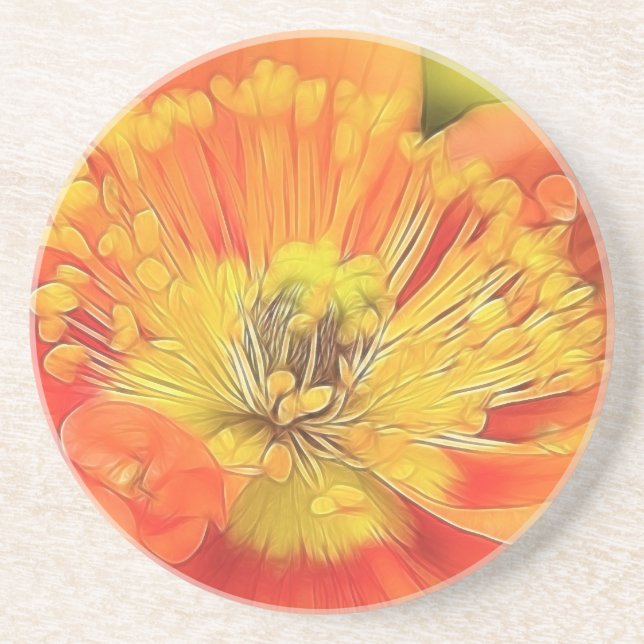 Posavasos Amapola de Islandia (Frente)