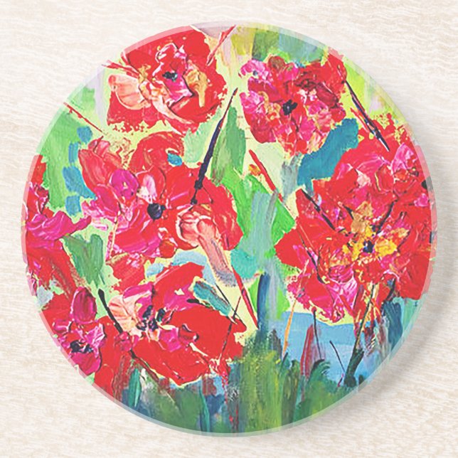 Posavasos Amapolas (Frente)